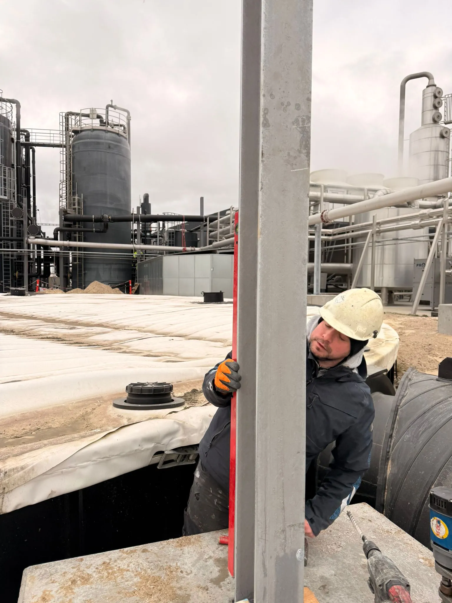 T-Träger ausrichten